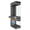 131 Six-Track Full Hidden Panoramic Thermal Break Sliding Window