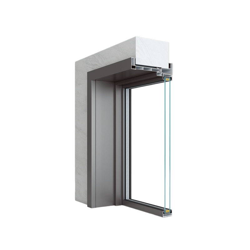 35X16 Swing Door Aluminium Profiles (double Glass)