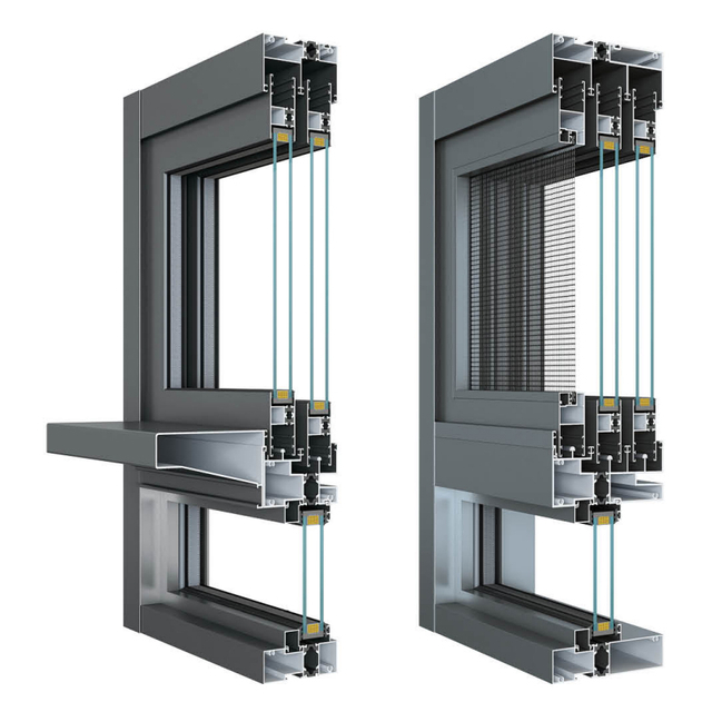 80 2-Track & 120 3-Track Broken Bridge Sliding Window