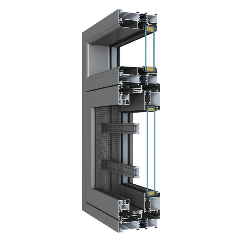 Dongfeng Series 110/118 Mesh-Integrated Casement Window