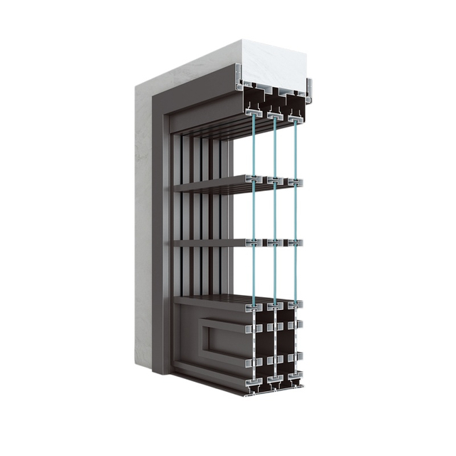 40 Slim French Retro Door Aluminium Profiles