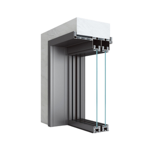 40 Double-Track Sliding Door Aluminium Profiles
