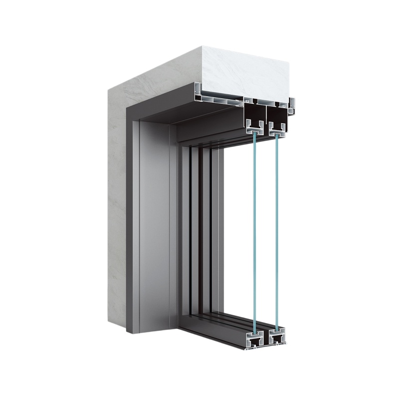 40 Double-Track Sliding Door Aluminium Profiles