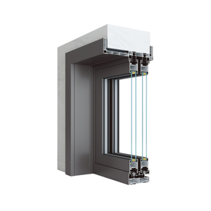 35X48 Double-track Mid-narrow Sliding Door Aluminium Profiles Plus