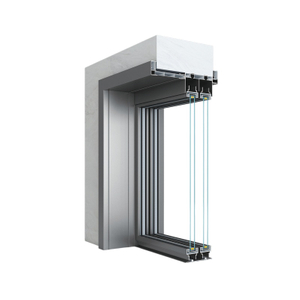 35 Slim Double-track Sliding Door Aluminium Profiles (double Glass)