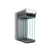 35 Slim Four-track Sliding Window Aluminium Profiles (double Glass)