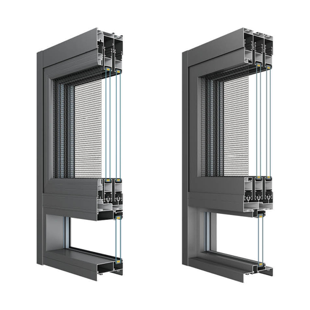 Yuexin 90/101 Triple Track Non-Thermal-Break Sliding Window