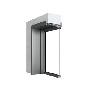 40 Single Glass Slim Swing Door Aluminium Profiles