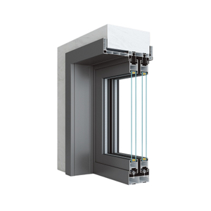 35X48 Double-track Mid-narrow Sliding Door Aluminium Profiles
