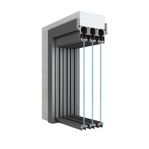 35X16 Triple-track Sliding Door Aluminium Profiles