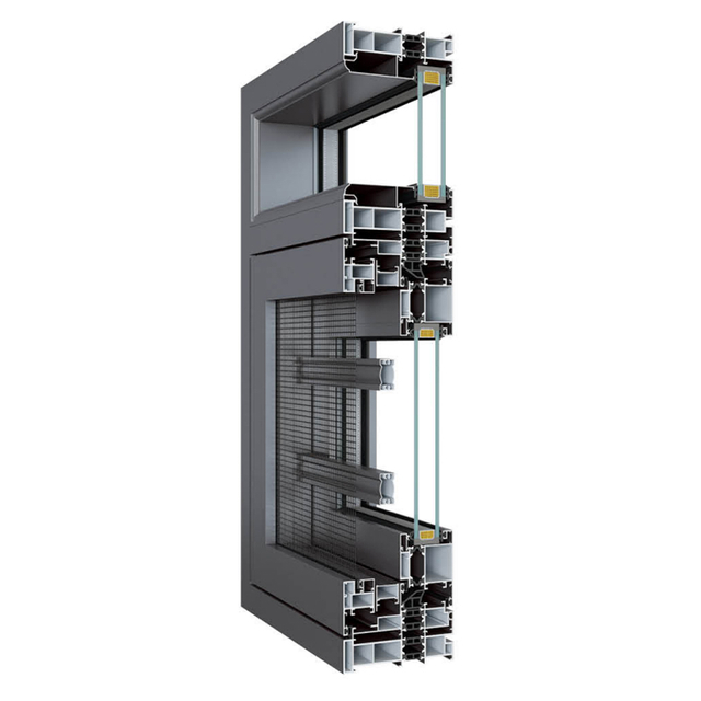 Dongfeng 110/118 Mesh-Integrated Thermal Break Windows (Hidden Drainage Type)