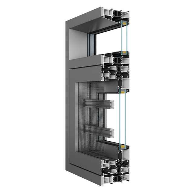 110/118 High-Insulation Mesh Integrated Thermal Break Window Series