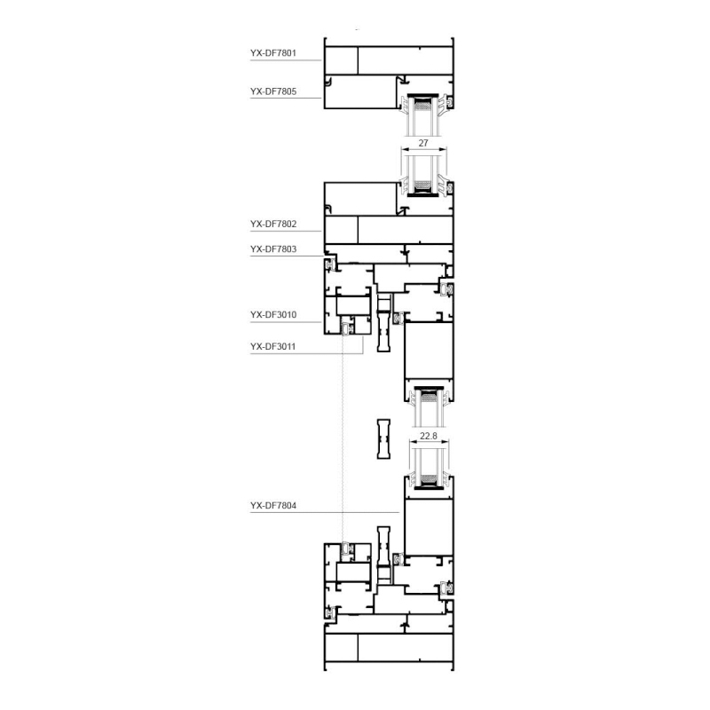 78 Non-Thermal-Break Mesh Integrated Casement Window