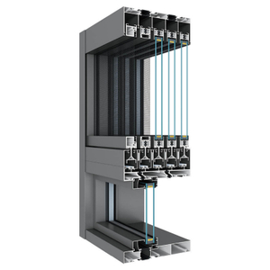 208 Ten-Track Panoramic Thermal Break Suspended Sliding Window