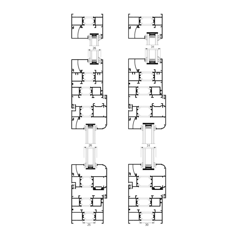 65/70 Thermal Break Casement Window