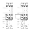 128 Six-Track Panoramic Thermal Break Sliding Window