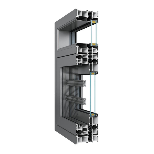Dongfeng 35-Face 110/118 Mesh-Integrated Thermal Break Window