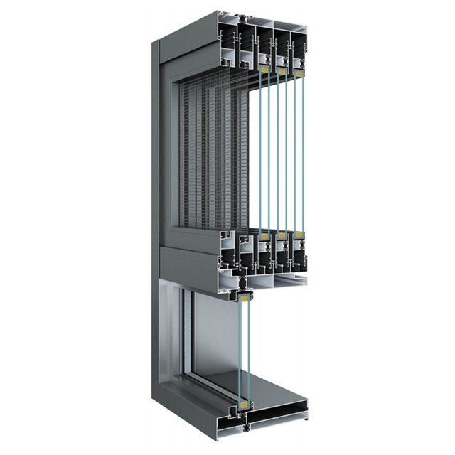200 Five-Track Full Open Thermal Break Sliding Window
