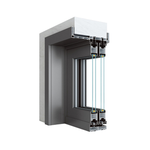 40X65 Double-Track Mid-Narrow Sliding Door Aluminium Profiles