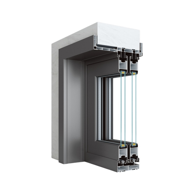 40X65 Double-Track Mid-Narrow Sliding Door Aluminium Profiles