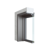 40 Double Glass Slim Swing Door Aluminium Profiles