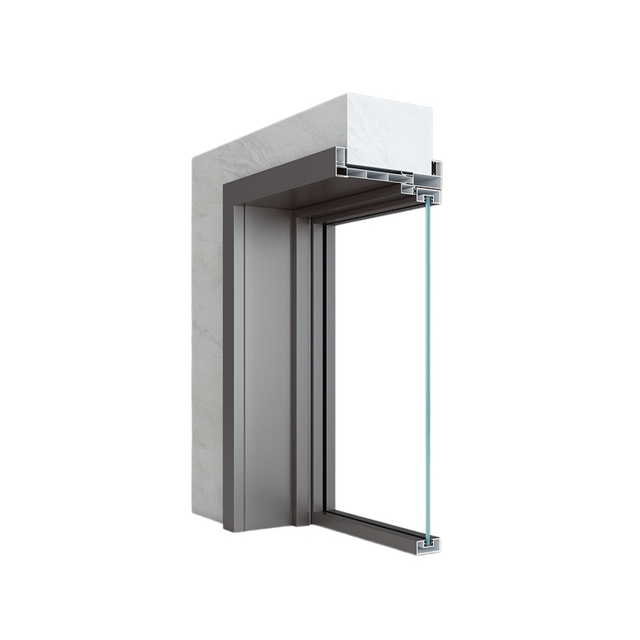 35X16 swing door aluminium profiles (single glass)