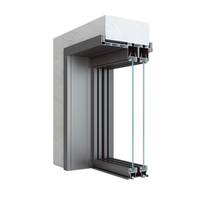 35X16 double-track sliding door aluminium profiles
