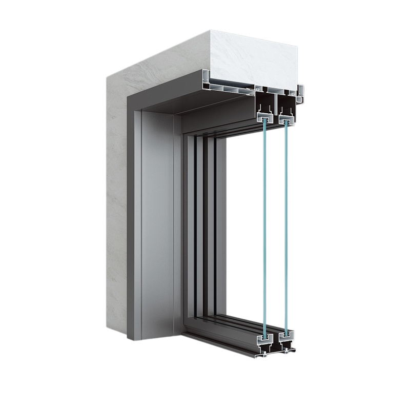 35X16 Double-track Sliding Door Aluminium Profiles