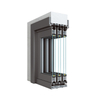 35X60 triple-track mid-narrow sliding door aluminium profiles