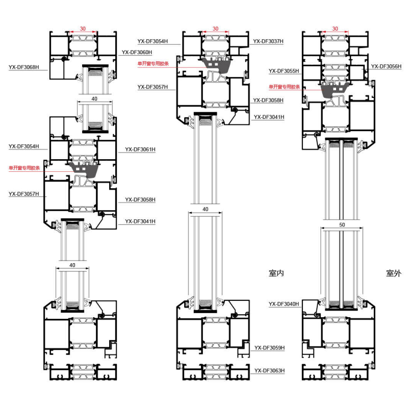 76 System Multi-opening Casement Door Series
