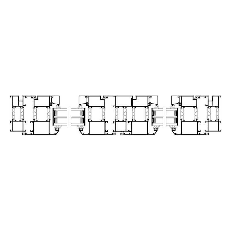 76 System Multi-opening Casement Door Series
