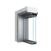 40 Slim Double-Track Sliding Door Aluminium Profiles (Single Glass)