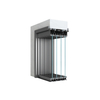 40 Slim Four-Track Sliding Door Aluminium Profiles (Single Glass)